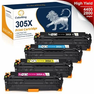 Juego de 4 cartuchos de tóner CE410X 1A/2A/3A 305X para HP Laserjet Pro 400 M451dn M475dn - Imagen 1 de 6