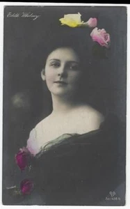 Actress Edith Whitney Vintage Handcolored Postcard 1910 Theater - Picture 1 of 2