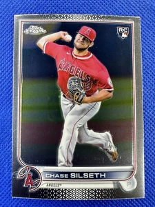 2022 #USC127 Chase Silseth Topps Chrom Updates Baseball RC Los Angeles Angels - Bild 1 von 2