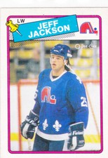 88/89 OPC...JEFF JACKSON...CARD # 219...NORDIQUES...FREE COMBINED SHIPPING