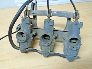 71-1303 BSA Triumph Intake Manifold Carb Bank 750 Triple A75 T150 1968 - 1974 - Bild 1 von 8