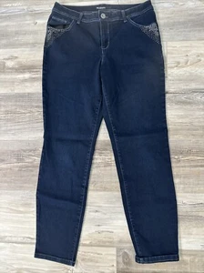 Jeans Style & Co gamba dritta lavaggio scuro taglia 12 - Foto 1 di 10
