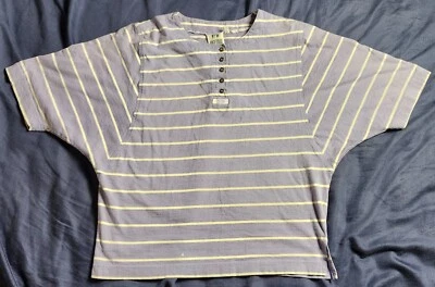 Together Top Blue And White Striped Size P Half Sleeve - Image 1 of 4