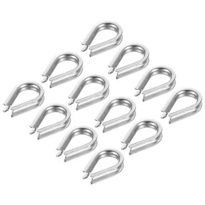 20 piezas de dedales de cuerda de alambre de 2 mm 1/16 pulgadas dedales de acero inoxidable 304 para barco - Imagen 1 de 6