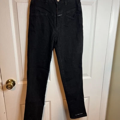 Denim Lyna pierna ancha cerrado - negro talla 38 Foto 1 de 3