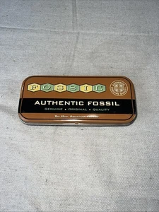Authentic Fossil tin watch Box empty 5.5" X 2.5" X 0.75" Series 0054D 6/97 - Picture 1 of 7