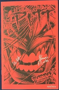 PITT DELUXE ASH CAN EDITION #1 SIGNED Brian Hotton & Dale Keown -1992-665/5500 - Picture 1 of 4