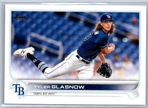 2022 Topps #302 Tyler Glasnow Tampa Bay Rays - Imagen 1 de 2