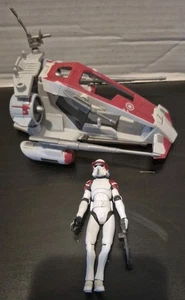Star Wars The Clone Wars Republic Scout Speeder con Arf Trooper - Imagen 1 de 8