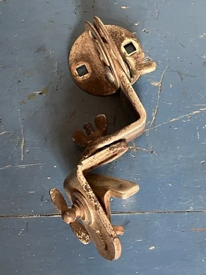 Slingerland Clamp-On Ratchet Tom Mount Bass Drum Hoop Radio King 50s Nickel - Image 1 of 4