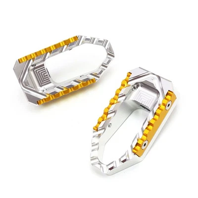 Clavijas delanteras CNC Billet plateadas anchas Touring Rider para Honda CB1100 2013-2017 Foto 1 de 4