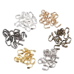 300 PCS Wire Guard Positioning Tube Necklace Making Supplies DIY Jewelry Thread - Picture 1 of 11