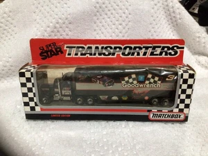 Matchbox Dale Earnhardt Sr #3 Super Star 1992 Goodwrench Transporter 1/87 Scale - Picture 1 of 3