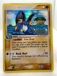 Swampert Crystal Guardians Reverse Holo Card 27/100 STAMPED Pokemon - Picture 1 of 15