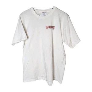 Camiseta blanca vintage Cherokee Smoke The Legend marca Tobacco talla L - Imagen 1 de 5
