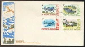 1980 Australia NORFOLK ISLAND AIRCRAFT FDC - Foto 1 di 1