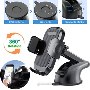 Universal Phone Mount Holder Car Stand For Samsung Galaxy S24 S23 FE/Plus/Ultra - Picture 1 of 13