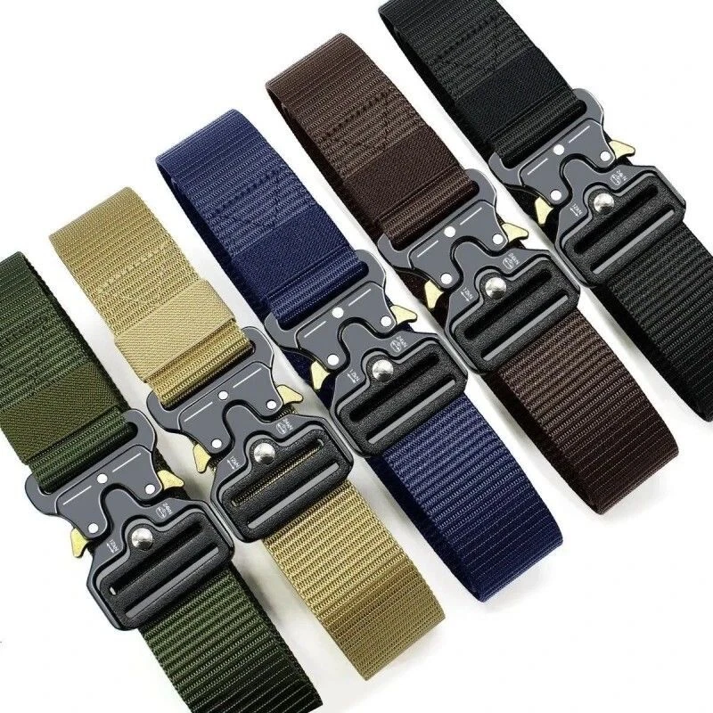 Cinturón Militar Ejército Nylon Cinturón Táctico Belt Hebilla de Carga Pesada Unisex - Imagen 1 de 3