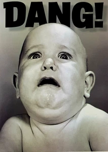 Funny Avanti Press Happy Birthday Greeting Card DANG BABY with Envelope - Bild 1 von 4