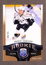 2009 Upper Deck Be a Player Player's Club #282 Andreas Thuresson Rookie /15