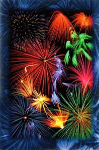 Lustige Glückwunschkarte, beeindruckendes Feuerwerk von American Greetings + Umschlag✉ - Bild 1 von 4