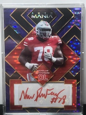 2022 Wild Card Auto Mania Nicholas Petit-Frere AM-SQ32 8/8 Tennessee Titans - Image 1 of 3
