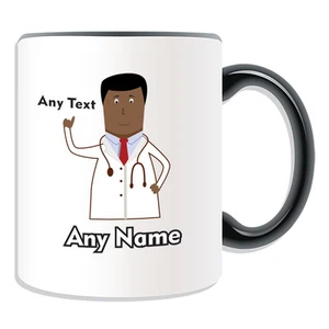 Personalisiertes Geschenk Arzt Becher Geldbox Tasse NHS Krankenhaus Arbeiter Personal Arzt Name Tee - Bild 1 von 21