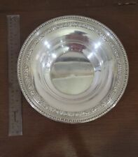 VINTAGE REED & BARTON #1201 Silver Plate 10” Round Serving Bowl