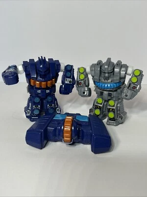 2 Tomy Air Hogs Smash Bots Silver and Blue and Blue Remote Control - Image 1 of 4