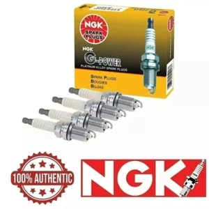 NGK G-POWER "PLATINUM Spark Plugs (Set of 4) for 2007-2014 Honda Fit 1.5L - Picture 1 of 2