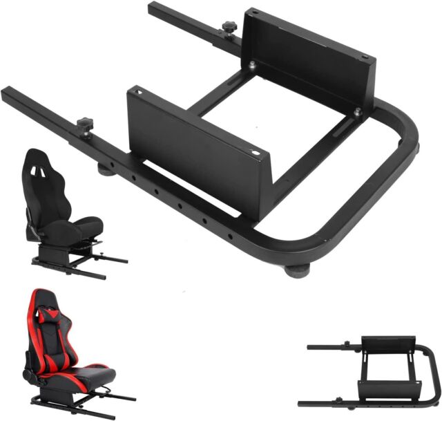 CROMAD PRO R3 ASIENTO SIMULADOR DE CARRERAS - SOPORTE PARA PEDALES Y  VOLANTE - TOTALMENTE AJUSTABLE - ROBUSTO - PESO MAX. 130KG