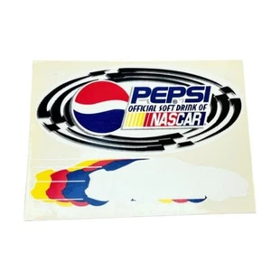 Vintage Pepsi Nascar WINDOW CLING Vendor Advertising Sticker NEW OLD STOCK Rare - Picture 1 of 3