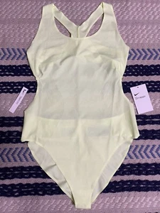 NWT Nike City Women’s Ready Run Bodysuit Barely Volt MSRP $120 Size Large - Picture 1 of 12