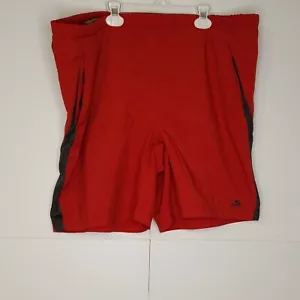 Vintage NIKE ACG Hiking Swim Shorts Red Lined Pockets Sz L - Picture 1 of 6