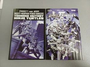 MMPR/TMNT II #1 - Bon Bernardo - B&W - CVR B - BOOM Studios 2 ISSUE LOT - (2023) - Picture 1 of 5