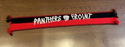 Sciarpa Lucchese Panthers Front Anni 90 Bufanda Scarf Unica Con Errore Di Stampa - Immagine 1 di 4