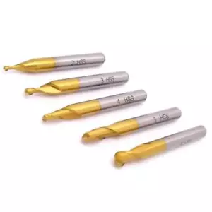 Kugelkopf Schaftfräser Fräser HSS TiN Radiusfräser Radienfräser Schaft 6mm - Bild 1 von 3