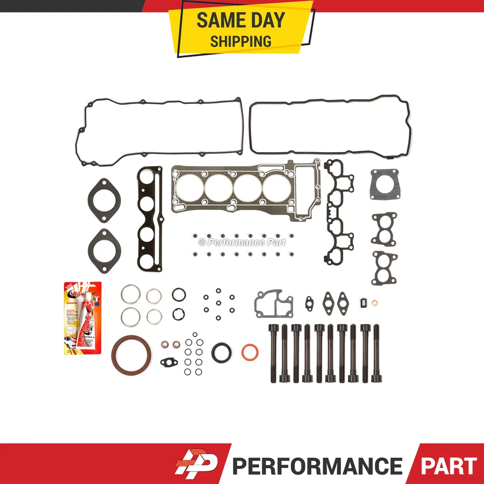 石墨全垫圈套装头螺栓适用于 00-06 日产 Sentra 1.8L DOHC QG18DE — 第 1/4 张图片