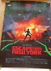 Escape From New York Poster By Florey 36 X 24 Inch Lithograph Ltd Ed. Vice Press