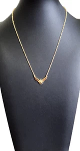 Marvel Comics Captain Marvel Necklace- Gold Tone - Picture 1 of 4