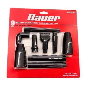 Kit de accesorios de microlimpieza para aspiradoras húmedas/secas, 9 piezas - Imagen 1 de 2
