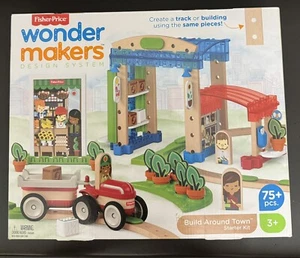 Fisher-Price Wonder Makers Design System Build Around Town Starter Kit. 75pcs. - Picture 1 of 4