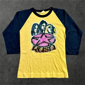 Vintage 1980s RUSH Band Baseball Style T-shirt Adult S - Picture 1 of 5