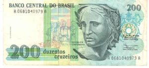 Billete 200 Cruzeiros Brasil - 1990 - C215 - A0681040979A - Imagen 1 de 2