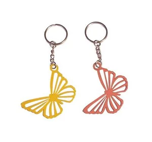 Llavero en forma de mariposa con opciones de color | Pequeño lindo regalo hecho en EE. UU. - Imagen 1 de 6