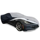 C7 Corvette Ultraguard Plus Car Cover - Indoor/Outdoor Protection (Grey/Black)