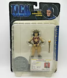 Vintage 2001 THE TICK Captain Liberty Action Figure Super Hero License Cosplay - Picture 1 of 4