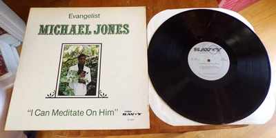 Evangelist Michael Jones I Can Meditate On Him 1979 Gospel LP - Image 1 of 2