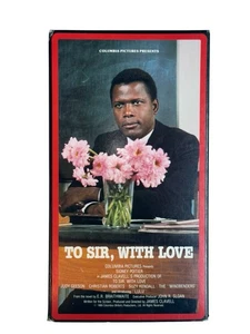 To Sir, With Love (VHS 1984) Sidney Poitier James Clavelle Columbia TriStar - Bild 1 von 3
