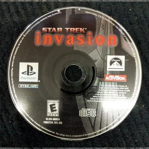 Star Trek: Invasion (PSX, PS1) solo juego (sin manual/arte de portada/estuche) - sin seguimiento - Imagen 1 de 2